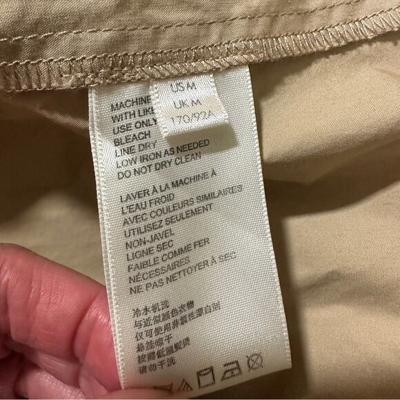 Urban Outfitters Size Medium Tan Square Neck Ruffle Midi Dress Neutral Rustic - Picture 5 of 12